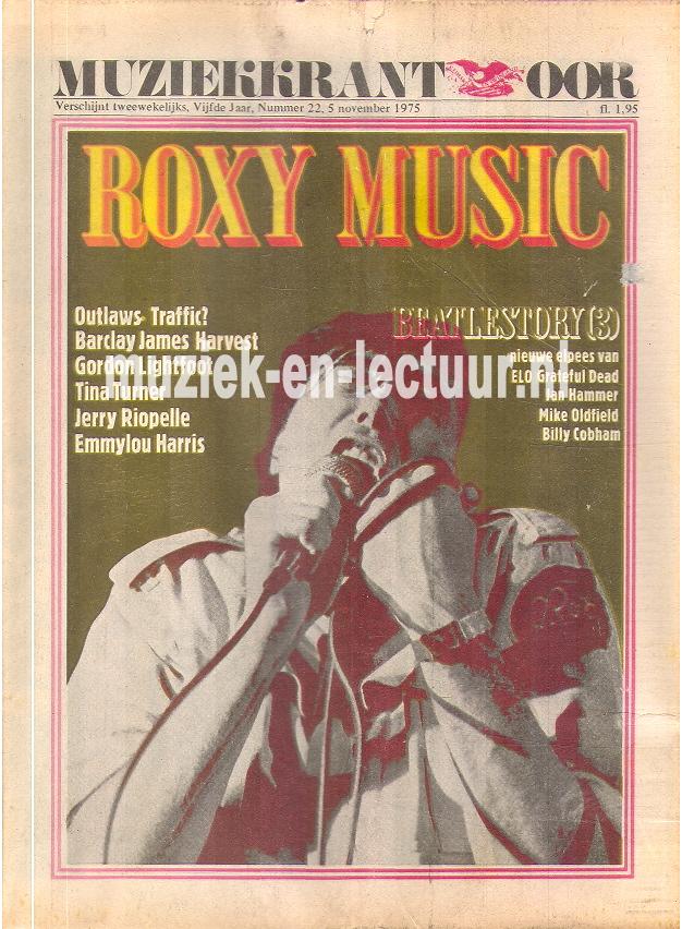 Muziekkrant Oor 1975 nr. 22